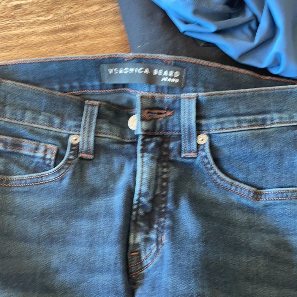 Veronica beard Emma skinny mid rise 26 dark ink nwot - Picture 6 of 8